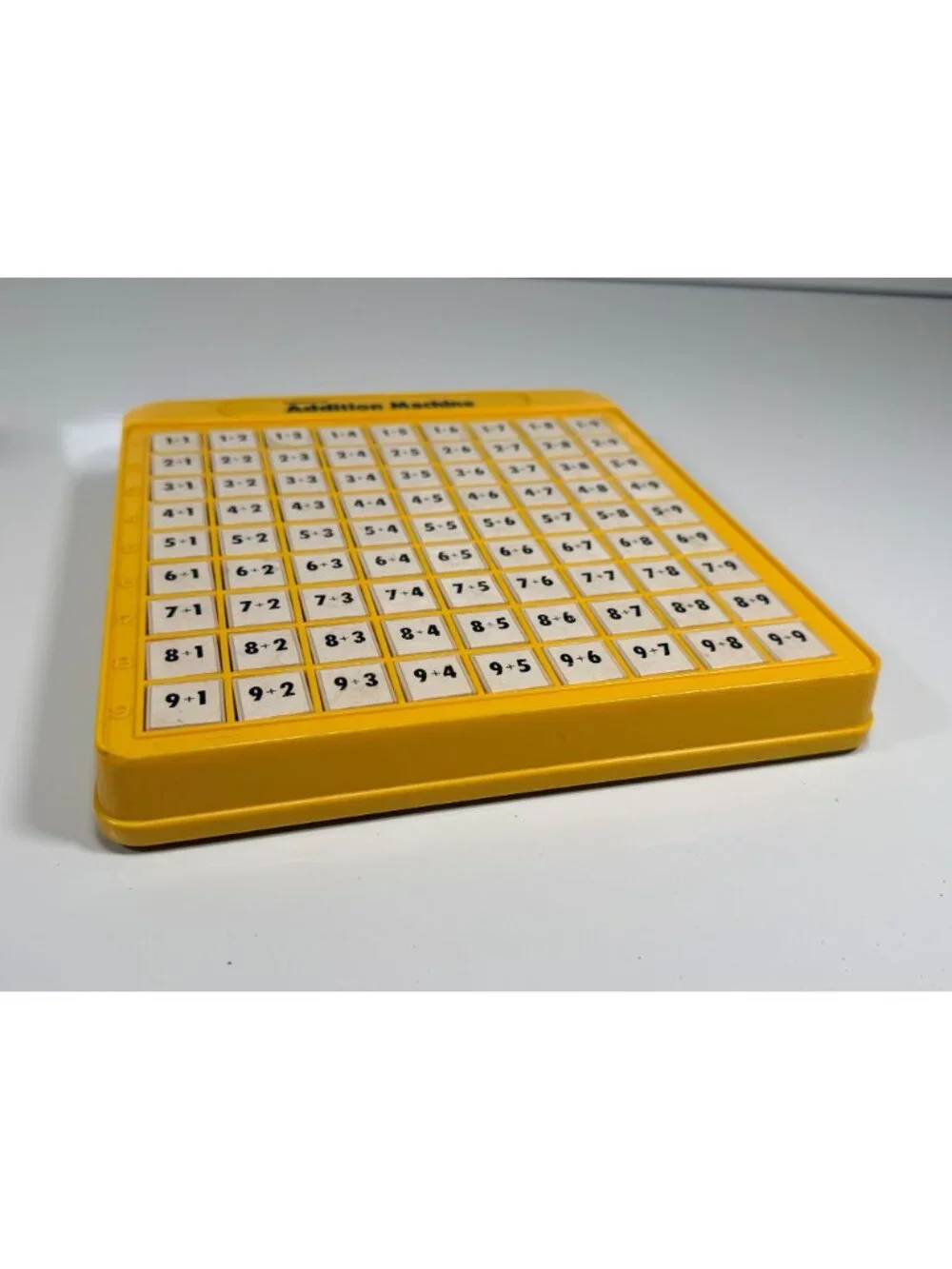 Lakeshore Addition Machine Educational Math Toy Yellow 9